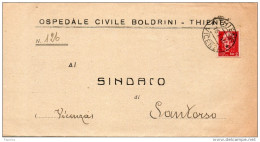 1946  LETTERA CON ANNULLO  THIENE VICENZA - Poststempel