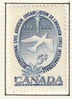CANADA - 10e Anniv. Organisation De L'Aviation Civile Internationale - Y&T N° 281 - 1955 - MH - Nuovi