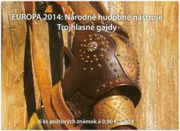 **booklet 563 Slovakia EUROPA 2014 Bagpipes - 2014