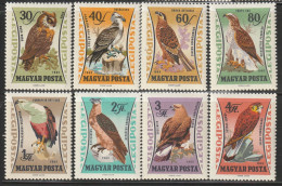 HONGRIE - Poste Aérienne N°250/7 ** (1962) Oiseaux De Proie - Nuevos