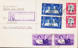 1947. SOUTH WEST AFRICA.  Complete Set With The Royal Family Georg VI In Pairs On Small R... (Michel 252-257) - JF546579 - Südwestafrika (1923-1990)