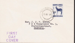 1954. SOUTH WEST AFRICA.  4½ D Lamm On Small FDC Cancelled First Day Of Issue WINDHOEK 15 XI ... (Michel 283) - JF546585 - Südwestafrika (1923-1990)