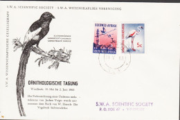 1963. SOUTH WEST AFRICA.  Fine Small Envelope From S.W.A. SCIENTIFIC SOCIETY With Cachet Wit... (Michel 303+) - JF546587 - Südwestafrika (1923-1990)