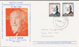 1966. SOUTH WEST AFRICA.  HEINRICH VEDDER Set With 2 Stamps On FDC WINDHOEK 4 VII 66. (Michel 327-328) - JF546590 - Südwestafrika (1923-1990)