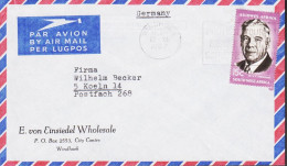 1967. SOUTH WEST AFRICA.  DR H. F. VERWOERD 15 C On Small AIR MAIL Cover To Germany Cancelled... (Michel 331) - JF546593 - Südwestafrika (1923-1990)