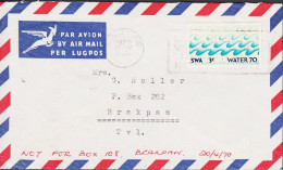 1970. SOUTH WEST AFRICA.  Fine Small AIR MAIL Cover To Brakpan, Tvl. With 3 C WATER 70 Cancel... (Michel 357) - JF546594 - Südwestafrika (1923-1990)