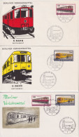 FDC  "Berliner Verkehrsmittel"  (3 Stück)       1971 - Covers & Documents