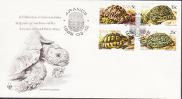 1982. SOUTH WEST AFRICA.  Tortoises In Complete Set On FDC.  (MICHEL 516-519) - JF546623 - Südwestafrika (1923-1990)