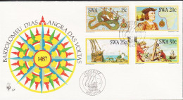 1982. SOUTH WEST AFRICA.  BARTOLOMEU DIAS In Complete Set On FDC.  (MICHEL 520-523) - JF546624 - Südwestafrika (1923-1990)