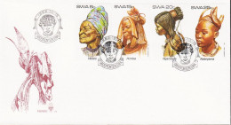 1982. SOUTH WEST AFRICA.  Womens Head Pieces In Complete Set On FDC.  (MICHEL 528-531) - JF546627 - Südwestafrika (1923-1990)