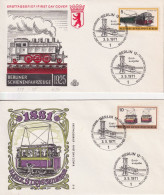 FDC  "Berliner Verkehrsmittel"  (3 Stück)       1971 - Covers & Documents