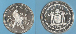 BELIZE 1 Dollaro 1978 America Central One Silver Dollar - Belize