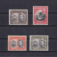 GRENADA 1938, SG# 154-158, Perf 13½×12½, Part Set, KGVI, MH - Grenada (...-1974)