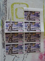 Planche Timbres  Ras Al Khaima Apollo 16 - 3 - Altri & Non Classificati