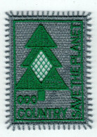 Muster Gestickte Briefmarke - Save The Planet - Baum Fichte - Sellos Privados
