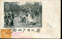 X1219 China, Card Not Circuled 1904 Postmark Woosung  11 Apr. 1904 La Campagne Chinoise - Lettres & Documents
