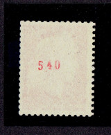 ROULETTE - N°1536 "B" "c" ** MNH TTB - N° ROUGE AU DOS - Coil Stamps