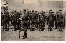 Beauvoir Sur Mer : Brigade De DOUANE Passant Une Revue - Carte écrite En 1918 - Beauvoir Sur Mer