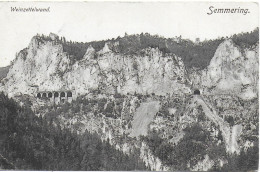 WEINZETTELWAND TUNNEL, SEMMERING, LOWER-AUSTRIA, AUSTRIA. Circa 1907 USED POSTCARD   Hold1 - Semmering