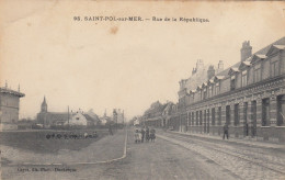 CPA (59) ST POL SUR MER Rue De La Republique - Saint Pol Sur Mer