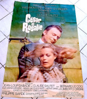 Affiche Ciné Orig CÉSAR & ROSALIE Romy Schneider Y.Montand, S.Frey Sautet 120x160 - Affiches & Posters