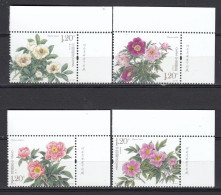 China 2019 - FLOWERS - PEONY - MNH - Nuevos