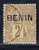 BENIN	1892	OBL			Y&T	2 - Usati