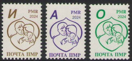 Russian Occupation Of Moldova PMR Transnistria 2024 Year Of Family Values Set Of 3 Stamps MNH - Unclassified