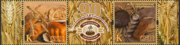 Russian Occupation Of Moldova PMR Transnistria 2024 90 Years Of The Tiraspol Bakery Strip With Label MNH - Unclassified