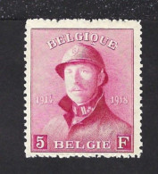 BELGIQUE ,  N° 177 Le Roi Casqué Grand Format , Neuf ** Très Beau - 1919-1920 Trench Helmet