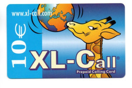 Girafe Carte Prépayée Belgique XL-CALL 10 Euros Phone Card ( T 139) - Cartes GSM, Recharges & Prépayées