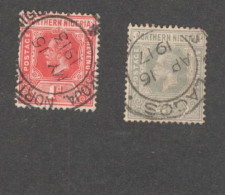 NORTHERN NIGERIA....1912:Michel39-40used - Nigeria (...-1960)