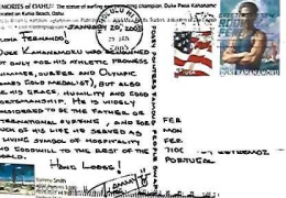 United States & Marcofilia, Memories Of Oahu, Duke Paoa, Honolulu To Estremoz Portugal 2006 (688) - Cartas & Documentos
