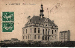 N°26667 Z -cpa La Courneuve -mairie En Construction- - La Courneuve