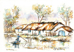 CPM - Illustration B.TESSIER - Aquarelle - PAYS MARAICHIN La Bourrine - Edition Yvon - Pays De La Loire