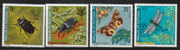 WALLIS ET FUTUNA - N°185/8 **  (1974) Insectes - Unused Stamps