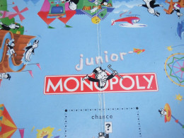 Plateau Cartonné Pliant De Jeu De Monopoly Junior - Autres & Non Classés