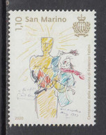 2020 San Marino Federico Fellini Movies Cinema Films Complete Set Of 1  MNH @ BELOW FACE VALUE - Neufs