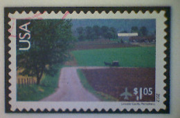 United States, Scott #C150, Used(o), 2012 Air Mail, Amish Horse And Buggy, $1.05, Multicolored - 3a. 1961-… Gebraucht