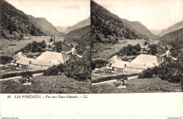 N°28256 Z -carte Stéréoscopique Des Pyrénées  -environs Des Eaux Bonnes- - Stereoskopie