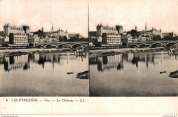 N°28246 Z -carte Stéréoscopique Des Pyrénées -château De Pau- - Stereoskopie