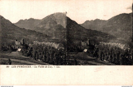 N°28252 Z -carte Stéréoscopique Des Pyrénées  -la Vallée De Luz- - Estereoscópicas