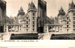 N°28245 Z -carte Stéréoscopique Des Pyrénées -château De Pau- - Estereoscópicas