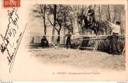 N°28761 Z -cpa Saumur -dressage Pour Concours Hippique- - Paardensport