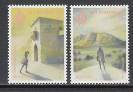 2020 San Marino Ancient Postal Routes Europa  Complete Set Of 2  MNH - Neufs