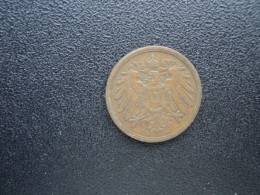 ALLEMAGNE : 2 PFENNIG  1907 A   KM 16    TTB - 2 Pfennig