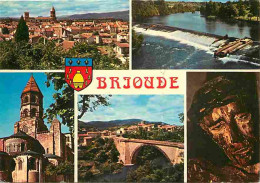 43 - Brioude - Multivues - Blasons - Eglise Saint Julien - Flamme Postale - CPM - Voir Scans Recto-Verso - Brioude