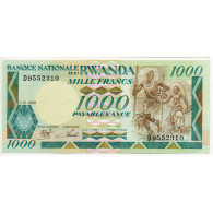 Rwanda 1000 Francs 1 Jan 1988 Pick 21 - Ruanda