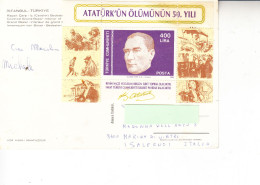 TURCHIA  1988 - BF 29 - Ataturk - Covers & Documents