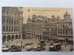 BRUXELLES : Coin De La Grand' Place Et Marché Aux Fleurs - Märkte